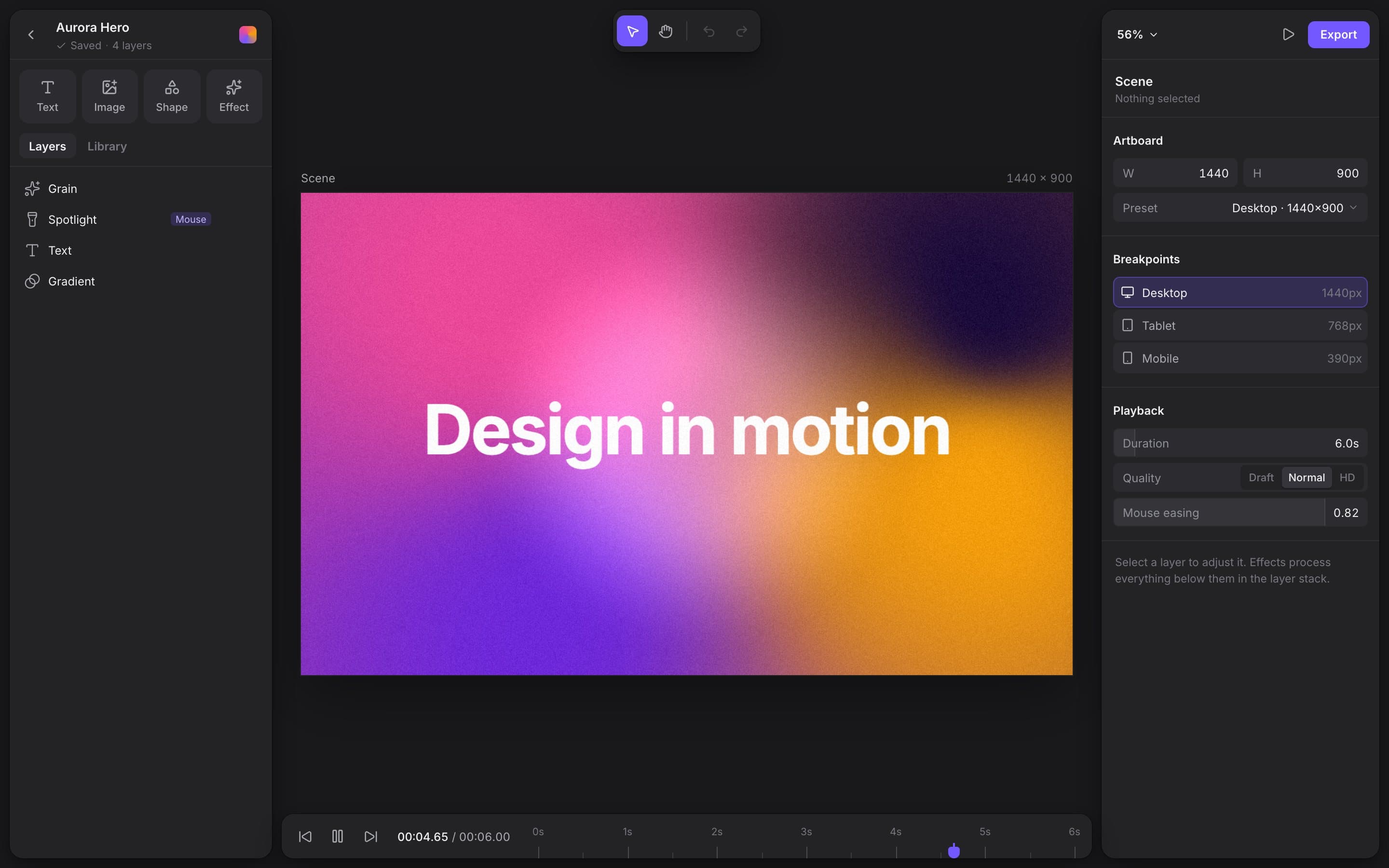 Risen Studio editor while tuning an effect